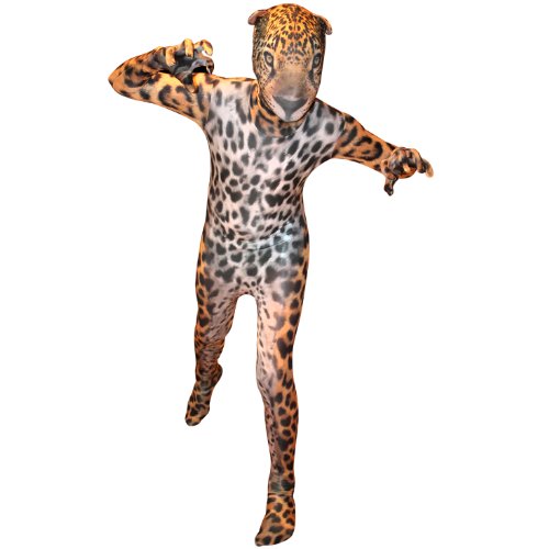 Morphsuits KLJAM - Jaguar Animal Planet Kinder Kostüm, 119-136 cm, Größe M von Morphsuits