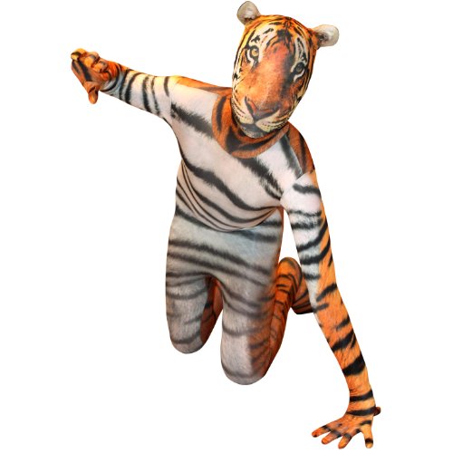 Morphsuits KLTIS - Tiger Animal Planet Kinder Kostüm, 102-118 cm, Größe S von Morphsuits