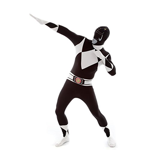 Morphsuits Schwarzes Power Ranger Kostüm Erwachsene, Power Ranger Kostüm Herren, Power Rangers Kostüm Herren, Power Ranger, Power Rangers Kostüme XXL von Morphsuits