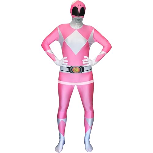 Morphsuits Rosa Power Ranger Kostüm Erwachsene, Power Rangers Kostüm Damen, Power Rangers Kostüm Erwachsene, Power Ranger Kostüm Damen, Powerrangers Kostum, Power Ranger L von Morphsuits