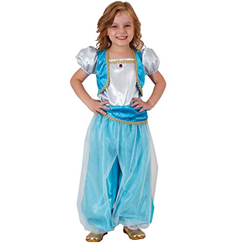 Mortino Kinder Kostüm Orientprinzessin Aisha Orient 1001 Nacht Fasching Karneval (116) von Mortino