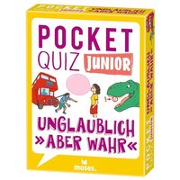 Moses. - Pocket Quiz junior Unglaublich, aber wahr von Moses Verlag GmbH