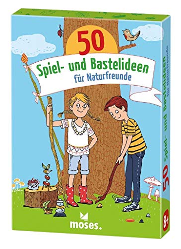 Moses 30246 Spiel- und Bastelideen für Naturfreunde (50 Karten), White von moses