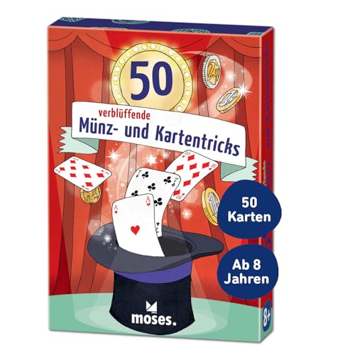 50 verblüffende Münz- und Kartentricks von moses