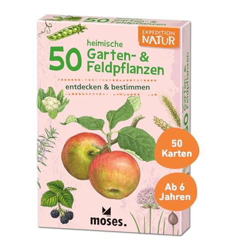 moses. 9779 Expedition Natur 50 heimische Garten und Feldpflanzen | Bestimmungskarten im Set | Mit spannenden Quizfragen, Yellow von moses