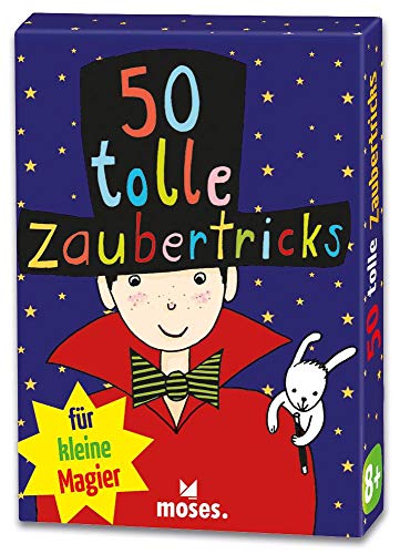 Moses 42777699 50 tolle Zaubertricks für kleine Magier | Kinderbeschäftigung | Kartenset von moses