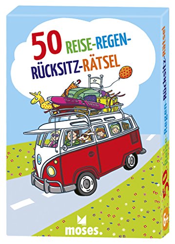 moses. Verlag GmbH 21123 50 Reise-Regen-Rücksitz-Rätsel, bunt von moses