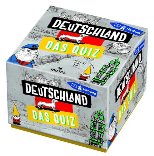 moses. Deutschland - Das Quiz | spannendes Wissensspiel für Deutschland-Kenner | Quizspiel mit 300 Fragen | Ab 12 Jahren, Yellow von moses