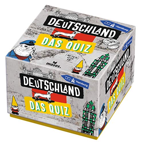 moses. Deutschland - Das Quiz | spannendes Wissensspiel für Deutschland-Kenner | Quizspiel mit 300 Fragen | Ab 12 Jahren, Yellow von moses