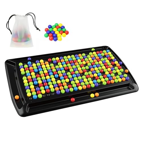 Intellektuelles Schachbrett - Duales Duell | 241 Stk Rainbow Ball Intellektuelles Schachbrett Spiel | Lustige Tischstrategie-Brettspiele | Familienspiel Partyspiel Board Game für Kinder und Erwachsene von Moslalo