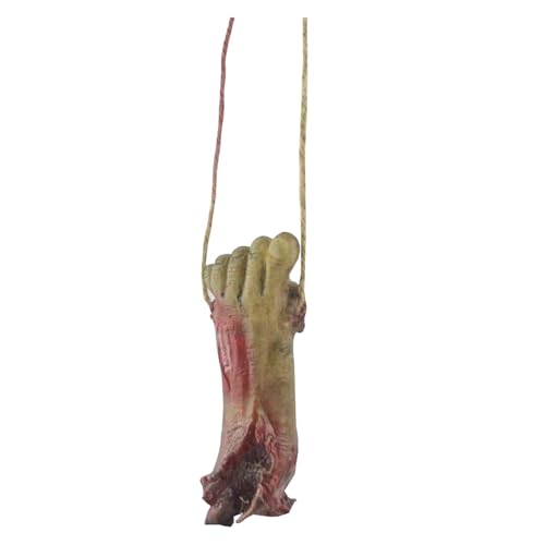 Moslalo Halloween-Körperteile-Requisiten, gebrochene Körperteile, Gruselige Fake-Finger-Augapfel-Horror-Requisiten, Halloween-Blut-Hand-Wanddekoration, gruselige gefälschte Finger, Augäpfel, Horror, von Moslalo