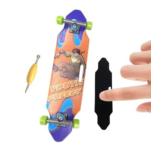 Moslalo Mini-Skateboards | Rutschfestes kreatives Mini-Spielzeug | Langlebiges Mini-Spielzeug, professionelles Lernspielzeug, Finger-Skateboards für Kinder, Starter, Teenager, Kinder von Moslalo