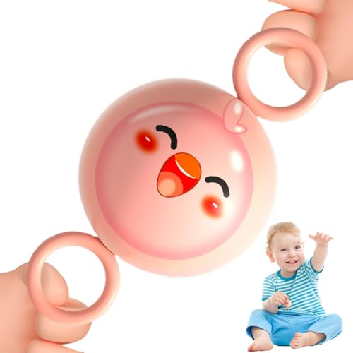 Moslate Ball mit Schnur für Kinder,Ball an einer Schnur für Kinder - Handübungsbälle für Kinder - Schwungrad-Spin-Fidget-Spielzeug, flexibler blinkender Gyro-Ball, lustiger Seil-Schwungrad-Spinner für von Moslate