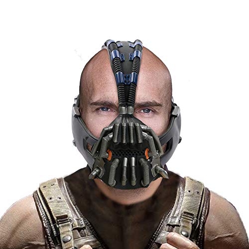 Bane Maske The Dark Knight Rises Cosplay Kostüm Zubehör Film Kleidung Replik Props für Herren Erwachsene Halloween Merchandise (Updated Version) von Mosscomicy