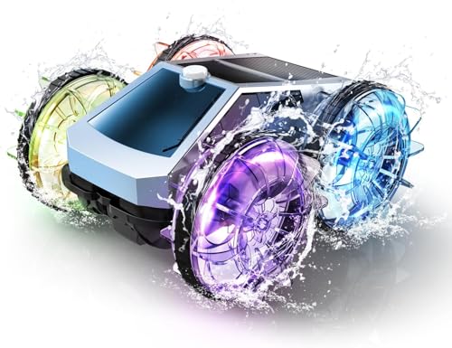 Mostop Amphibische ferngesteuerte Autos, 360°-Flips, 4WD-Geländestuntwagen, 2,4 GHz wasserdichtes RC-Stuntcar mit 2 Batterien und LED-Licht, RC-Auto-Spielzeug, Geschenke für Jungen und Mädchen Mostop Amphibische ferngesteuerte Autos, 360°-Flips, 4WD-Geländestuntwagen, 2,4 GHz wasserdichtes RC-Stuntcar mit 2 Batterien und LED-Licht, RC-Auto-Spielzeug, Geschenke für Jungen und Mädchen von Mostop