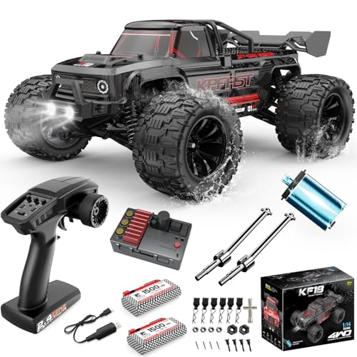 Mostop Brushless Fast RC Cars for Adults 1:14 RTR RC Buggy, Max 30mph High Speed RC Car 4WD Remote Control Car with 2 Batteries, All Terrain Hobby Trucks Electric Off-Road Monster Trucks for Adults von Mostop