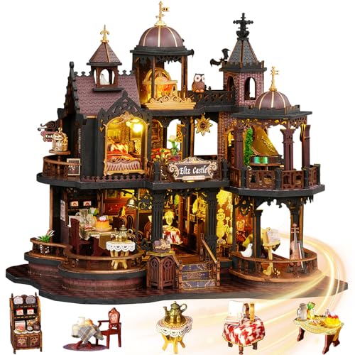 Mostop DIY Miniatur-Puppenhaus-Bausatz, Holz-Puppenhaus-Bausatz, Miniaturhaus-Bausatz mit LED-Beleuchtung, kreative Raumidee für Kinder/Erwachsene, Magic House DIY-Bausätze Mostop DIY Miniatur-Puppenhaus-Bausatz, Holz-Puppenhaus-Bausatz, Miniaturhaus-Bausatz mit LED-Beleuchtung, kreative Raumidee für Kinder/Erwachsene, Magic House DIY-Bausätze von Mostop