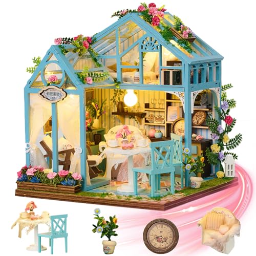 Mostop DIY Miniature Dollhouse Kit with Furniture-Book Nook Kit,Holzpuppenhaus Bausatz Miniaturhaus Bausatz mit LED Licht,Miniaturhaus Bausätze für Kinder/Erwachsene Haus DIY Bausätze Mostop DIY Miniature Dollhouse Kit with Furniture-Book Nook Kit,Holzpuppenhaus Bausatz Miniaturhaus Bausatz mit LED Licht,Miniaturhaus Bausätze für Kinder/Erwachsene Haus DIY Bausätze von Mostop