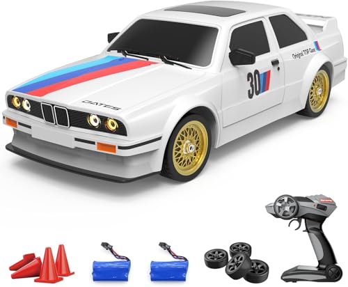 Mostop RC Car, 1/16 Skala 30Km/h High Speed RC Drift Car für Kinder Erwachsene, 4WD High Speed RTR Racing Car mit Led Lights Remote Control Vehicle Spielzeug Geschenke für Mädchen Jungen von Mostop