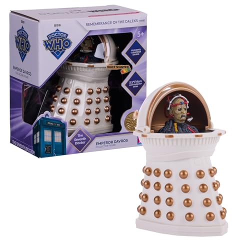 MWT LTD – Erinnerung an die Daleks (1988) – Kaiser Davros – #412115 – Sammelfigur in limitierter Auflage – 7. Doctor Who – + exklusives MWT TC von Mostwantedtoyz Limited