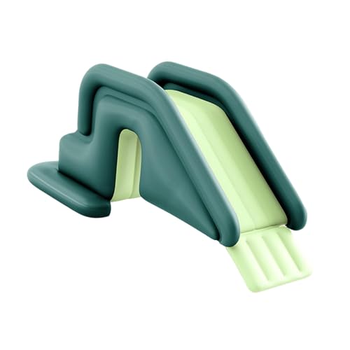 MotiveTech Vielseitige Und Praktische Aufblasbare Wasserrutsche Aus PVC für Kinder, mit Fußpumpe, Und Ideal für Hinterhöfe Und Spiele, GrÜn MotiveTech Vielseitige Und Praktische Aufblasbare Wasserrutsche Aus PVC für Kinder, mit Fußpumpe, Und Ideal für Hinterhöfe Und Spiele, GrÜn von MotiveTech