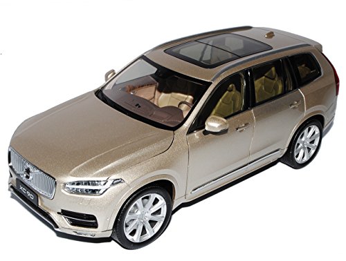 Motor City Volvo XC90 SUV Sand Beige 2. Generation Ab 2015 1/18 Modell Auto von Motor City