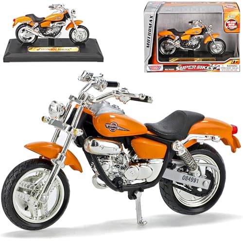 Motor Max Hon-da Magna Orange 1/18 Motormax Modellmotorrad Modell Motorrad von Motor Max