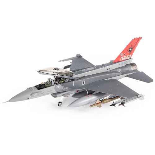 JC Wings Modell-Militärflugzeuge im Maßstab 1:72, F-16D Fighting Falcon, Republik Singapur Air Force, 425th Fighter Squadron, Peace Carvin II, 30th Anniversary, 2023, Modell JCW-72-F16-023 von Motor city classics