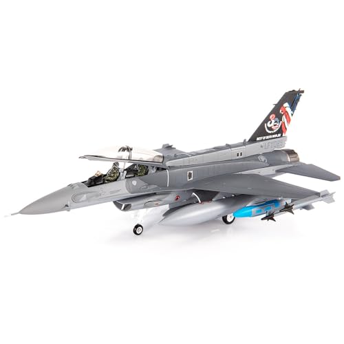 JC Wings Modell-Militärflugzeuge im Maßstab 1:72, F-16D Fighting Falcon, Republik Singapur Air Force, 425th Fighter Squadron, Peace Carvin II, 30th Anniversary, 2023, Modell JCW-72-F16-024 von Motor city classics