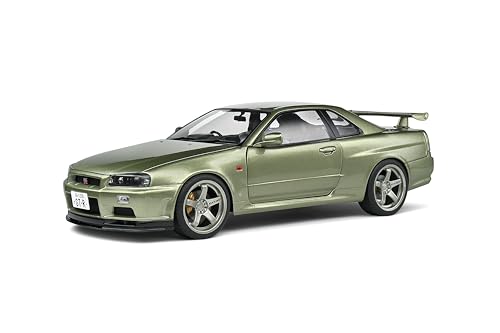 Solido Modellauto Maßstab 1:18 Nissan GT-R (R34) grün von Motor city classics