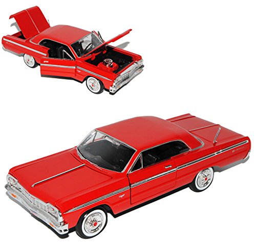 Chevrolet Impala SS Coupe Rot 1964 1/24 Motormax Modell Auto von Motormax