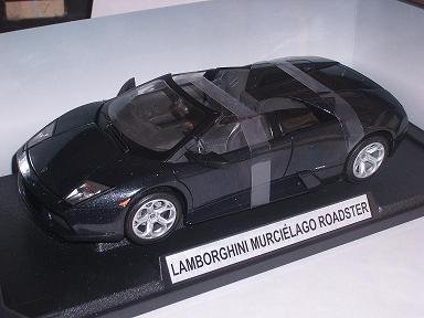 Lamborghini Murcielago Roadster Schwarz Mondo Motors 1/18 Motormax Motor Max Modellauto Modell Auto von Motormax