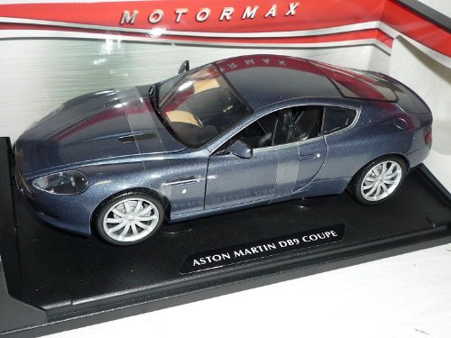 Motormax Aston Martin Db9 Db 9 Coupe Grau Slate Blau Basis FÜr Dbs J. Bond 007 Dienstwagen 1/18 Modellauto Modell Auto von Motormax