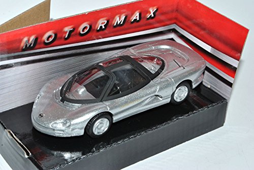 Motormax Chevrolet Corvette Indy Silber Concept 1/43 Modell Auto von Motormax