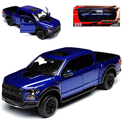 Motormax Ford F*150 Raptor Blau Pick-Up 13. Generation Ab 2014 Version 2017 1/27 1/24 Modell Auto von Motormax