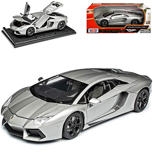 Motormax Lamborgihini Aventador LP700-4 Coupe Grau Ab 2011 1/18 Modell Auto von Motormax