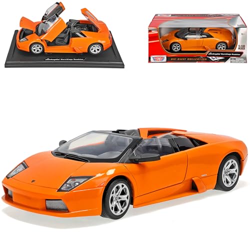 Motormax Lamborgihini Murcielago Roadster Cabrio Orange 2001-2010 1/18 Modell Auto von Motormax