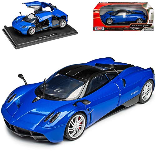 Motormax Pagani Huayra Coupe Blau 1/18 Modell Auto von Motormax