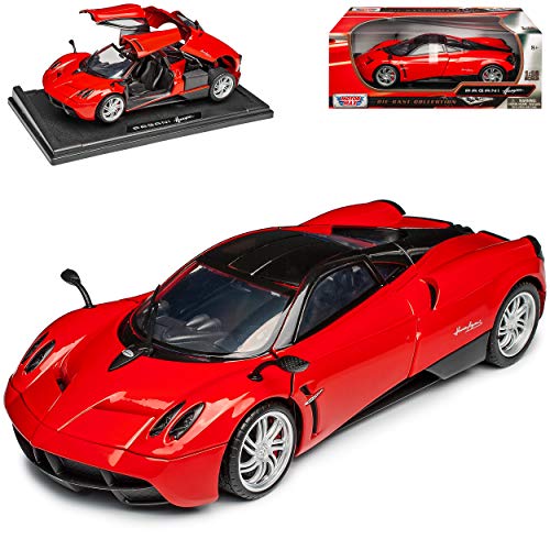 Motormax Pagani Huayra Coupe Rot 1/18 Modell Auto mit individiuellem Wunschkennzeichen Motormax Pagani Huayra Coupe Rot 1/18 Modell Auto mit individiuellem Wunschkennzeichen von Motormax