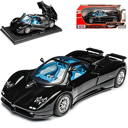 Motormax Pagani Zonda C12 Coupe Schwarz 1/18 Modell Auto von Motormax