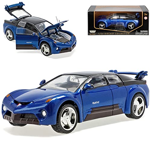 MOTORMAX Pontiac Rageous Blau Concept Car 1/24 Motor Max Modellauto Modell Auto von MOTORMAX