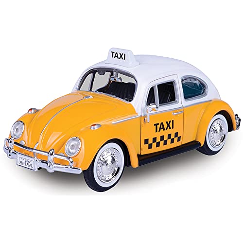 Motormax Scale Modell KOMPATIBEL MIT VW Beetle Taxi Yellow 1:24 MTM79577 von Motormax