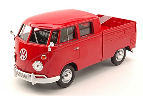 Motormax Scale Modell KOMPATIBEL MIT VW Type 2 (T1) Pick UP RED 1:24 MTM79343R von Motor Max