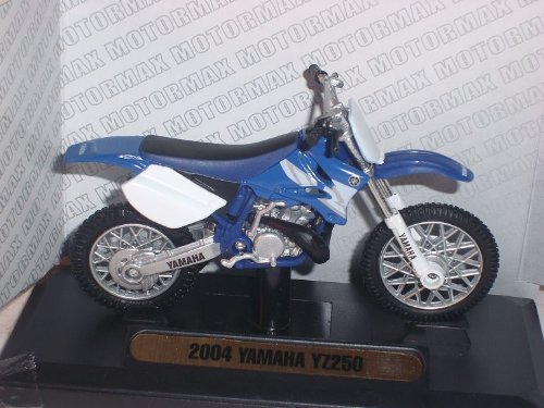 Motormax Yamaha Yz250 Yz 250 Blau 2004 1/18 Motor Max Modellmotorrad Modell Motorrad von Motormax