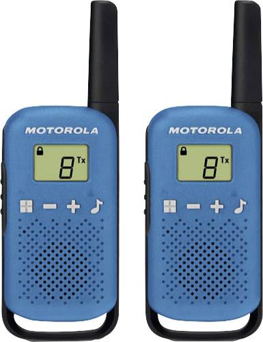 Motorola Solutions TALKABOUT T42 blau PMR-Handfunkgerät 2er Set von Motorola Solutions