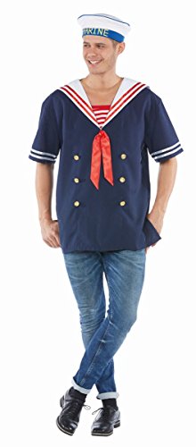 Herren Kostüm Matrose Marine Uniform Karneval Fasching Gr.54 von Mottoland