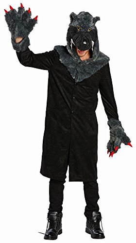 Mottoland Herren Kostüm Wolf Mantel Werwolf Karneval Fasching Halloween Gr.58 von Mottoland