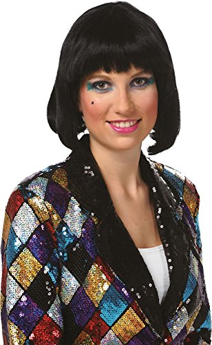 Mottoland Kostüm Zubehör Damen Perücke Pagenkopf Karneval Fasching schwarz Mottoland Kostüm Zubehör Damen Perücke Pagenkopf Karneval Fasching schwarz von Mottoland