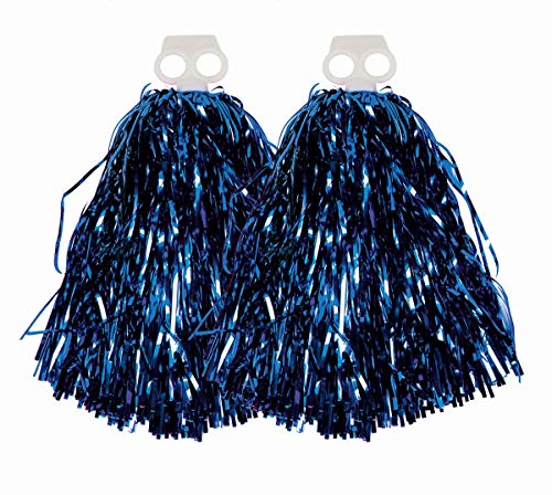 Mottoland Kostüm Zubehör Pompons Cheerleader blau Karneval Fasching von Mottoland