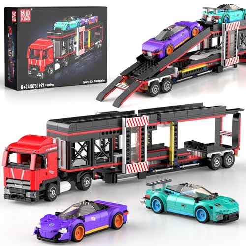 Mould King 24078 Technik Sportwagen Truck Bausatz - 997 Teile LKW Modell Klemmbausteine Spielzeug für Erwachsene - Konstruktionsspielzeug für Jugendliche und Sammler Mould King 24078 Technik Sportwagen Truck Bausatz - 997 Teile LKW Modell Klemmbausteine Spielzeug für Erwachsene - Konstruktionsspielzeug für Jugendliche und Sammler von Mould King